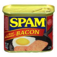 Spam Canned Meat, Bacon, 12 Ounce