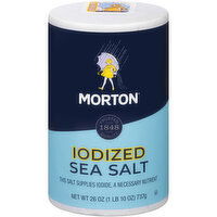 Morton Iodized Sea Salt, 26 Ounce