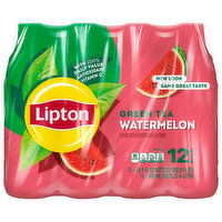 Lipton Green Tea, Watermelon, 12 Each