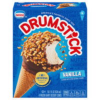 Drumstick Original Vanilla Sundae Cones, 4 Each