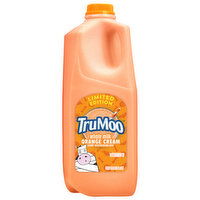 TruMoo Milk, Whole, Orange Cream, 0.5 Gallon