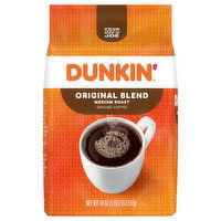 Dunkin' Coffee, Ground, Medium Roast, Original Blend, 18 Ounce