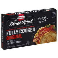 Hormel Black Label Bacon, Fully Cooked, Original, 2.52 Ounce