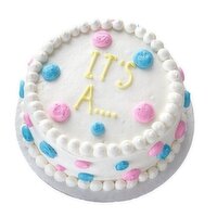 Cub "It’s A…" Gender Reveal Double 8" Layer Round Cake, 1 Each