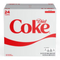 Diet Coke diet Coke  Soda Soft Drink, 24 Each