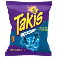 Takis Tortilla Chips, Blue Heat, Extreme, 3.25 Ounce