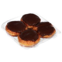 Cub Bakery Chocolate Iced Bavarian Bismark, 4 Each