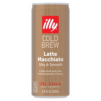 Illy Coffee Drink, Latte Macchiato, Cold Brew, 8.45 Fluid ounce