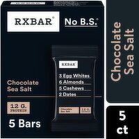 Rxbar Protein Bars, Chocolate Sea Salt, 9.1 Ounce
