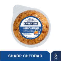 Kaukauna Cheese Spread, with Almonds, Sharp Cheddar, 6 Ounce