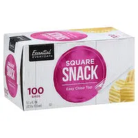 Essential Everyday Snack Bags, Square, 100 Each