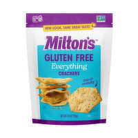 Milton's Baked Crackers, Everything, Gluten Free,, 4.5 Ounce