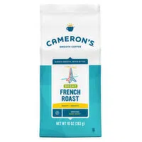 Cameron's Coffee Bag, Decaf, French Roast Dark Roast Ground Coffee, 10 Ounce