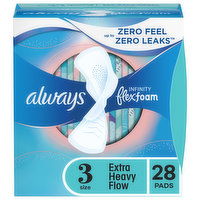 Always Infinity Infinity Pads, Size 3, Extra Heavy, 28 Each