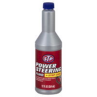 STP Power Steering Fluid, + Stop Leak, 12 Ounce