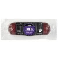 Essential Everyday Summer Sausage, Garlic, 8 Ounce