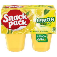 Snack Pack Lemon Flavored Pudding, 13 Ounce