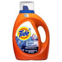 Tide + BLEACH ALTERNATIVE Bleach Alternative Liquid Laundry Detergent, Original, 84 fl oz, 59 Loads, 84 Fluid ounce