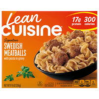 Lean Cuisine Signature Swedish Meatballs with Pasta in Gravy, 9.125 Ounce