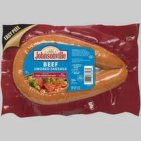 Johnsonville Beef Smoked Sausage, 12 Ounce