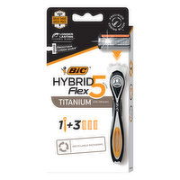 BiC Hybrid Flex Razor, 5 Blades, 1 Each