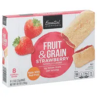 Essential Everyday Cereal Bars, Strawberry, Fruit & Grain, 8 Each