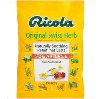 Ricola Original Swiss Herb Cough Drops Sugar Free, 19 Each