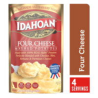 Idahoan Four Cheese Mashed Potatoes, 4 Ounce