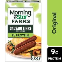 MorningStar Farms Veggie Sausage Links, Original, 8 Ounce
