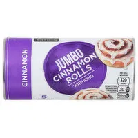 Essential Everyday Cinnamon Rolls with Icing, Jumbo, 5 Each