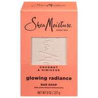 Shea Moisture Soap, Coconut & Hibiscus Shea Butter, With Songyi Mushroom, Dull Skin, 8 Ounce