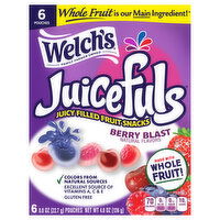 Welch's Juicefuls Berry Blast Fruit Snacks, 6 Each