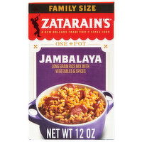 Zatarain's Family Size Jambalaya Rice Dinner Mix, 12 Ounce