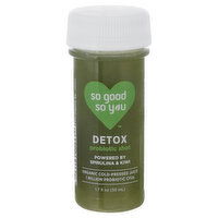 So Good So You Probioric Shot, Spirulina & Kiwi, Detox, 1.7 Ounce