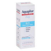 Aquaphor Baby Diaper Rash Cream, 3 in 1, 3.5 Ounce