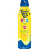 Banana Boat Clear Sunscreen Spray, UVA/UVB Broad Spectrum SPF 50+, Kids Free, 6 Ounce