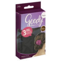 Goody Simple Styles Downtown Bun Kit, Brunette, 3 Pieces, 1 Each