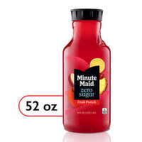 Minute Maid Minute Maid Sugar Fruit Punch Bottle, 52 Fluid ounce
