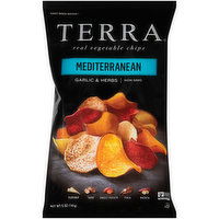 Terra Mediterranean Garlic & Herbs Real Vegetable Chips, 5 Ounce