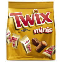 Twix Cookie Bars, Caramel, Milk Chocolate, Minis, 9.7 Ounce