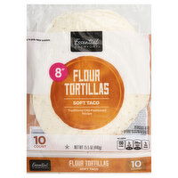 Essential Everyday Tortillas, Flour, Soft Taco, 8 Inch, 10 Each