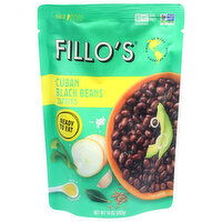 Fillos Beans and Sofrito, Cuban Black Beans, Mild, 10 Ounce