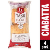 La Brea Bakery Take & Bake Ciabatta Rolls, 12 Ounce