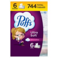 Puffs Ultra Soft Ultra Soft Facial Tissues, 744 Each