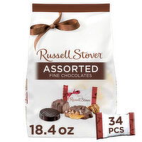 Russell Stover Assorted Milk & Dark Chocolates, 18.4 oz. bag (≈ 34 pieces), 18.4 Ounce