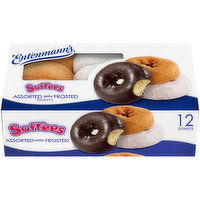 Entenmann's Soft'ees Plain, Powdered, Frosted Donuts, 12 Each