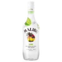 Malibu Caribbean Rum, Lime, 750 Millilitre