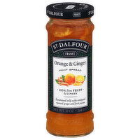 St Dalfour Fruit Spread, Orange & Ginger, 10 Ounce