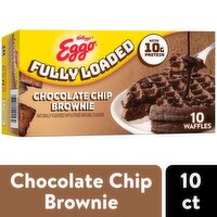 Eggo Protein Waffles, Chocolate Chip Brownie, 12.3 Ounce