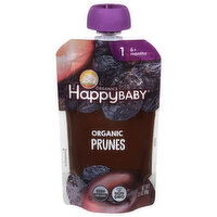 Happy Baby Organics Baby Food, Organic, Prunes, Stage 1, 3.5 Ounce